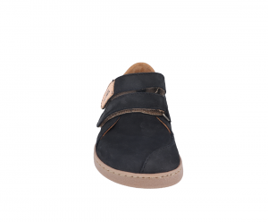 Barefoot kožené boty Pegres BF54 - černé zepředu