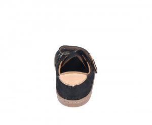 Barefoot kožené boty Pegres BF54 - černé zezadu