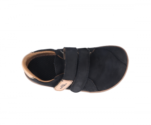 Barefoot kožené boty Pegres BF54 - černé shora