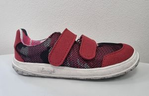 Jonap barefoot sneakers B18 burgundy | 31, 32, 33, 34, 35