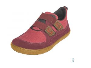 Sneakers Sole runner Puck 2 canvas/leather red | 25, 26, 27, 28, 29, 30, 31, 32, 33, 34, 35