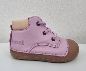 Barefoot leather shoes Koel4kids Avery nubuck - lavender | 20, 21