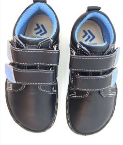 Barefoot kožené celoroční boty EF Frank navy shora