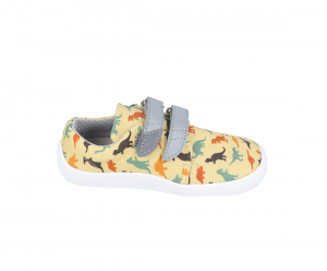 Beda barefoot textile sneakers Dino | 23, 24, 25, 26, 28, 30, 31, 32, 33