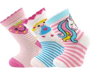 Barefoot Childrens socks Boma - Filipek 02 ABS - girl