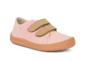 Barefoot plátěné tenisky Froddo pink G3130229-5