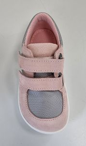 Baby bare shoes Febo Sneakers Grey/Pink shora
