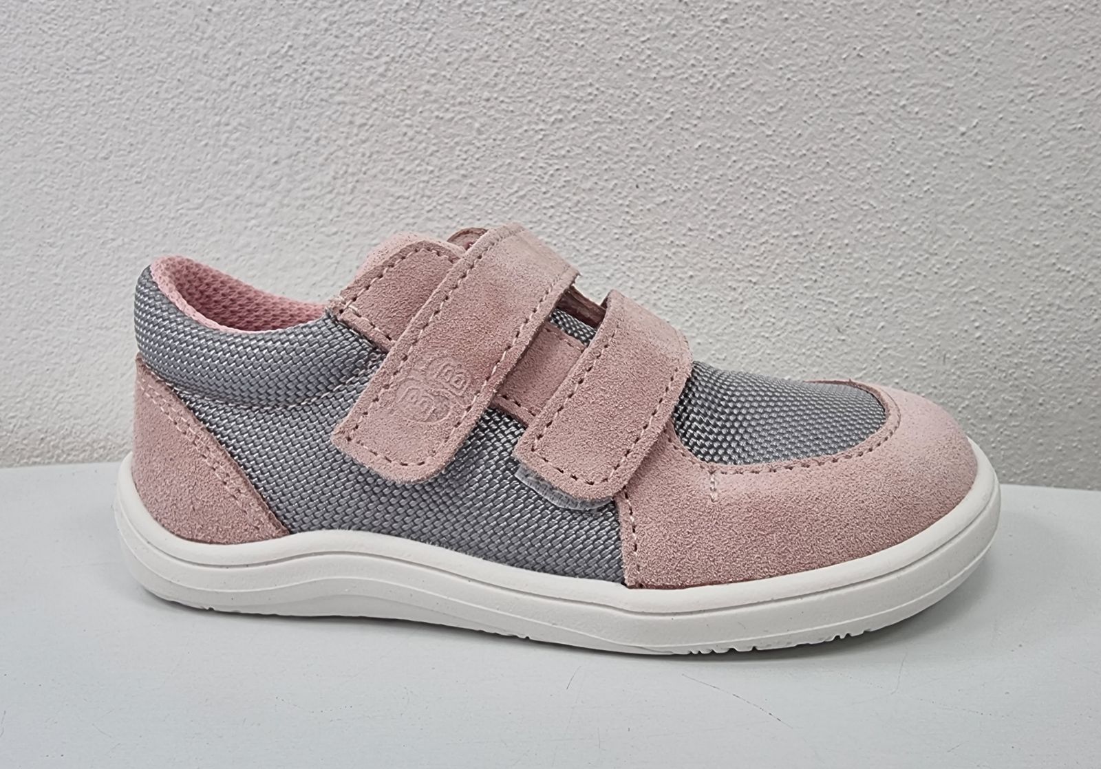 Baby bare shoes Febo Sneakers Grey/Pink