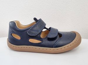 Barefoot leather sandals Koel4kids - Bep napa - blue | 23, 24, 25, 26, 27, 28, 29