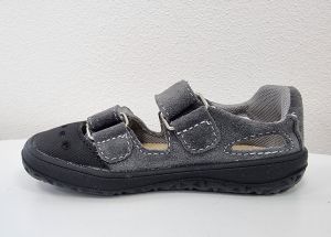 Jonap barefoot sandálky Fela tmavě šedé bok