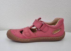 Barefoot kožené sandálky Koel4kids - Bep napa - fuchsia bok