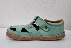 Barefoot sandále Pegres BF51 - mintové bok