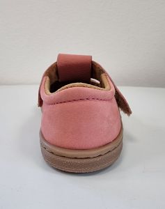 Barefoot sandále Pegres BF51 - růžové zezadu