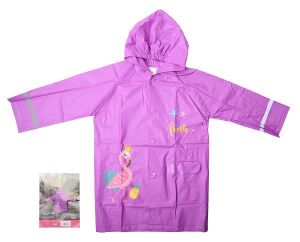 Girl's cape purple - flamingo | 104-110, 116-122
