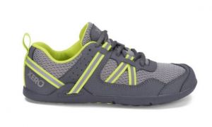 Kids barefoot sneakers Xero shoes Prio gray/lime | 31, 32, 34