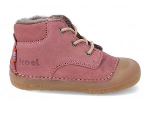 Barefoot winter shoes Koel4kids Ava bio - blossom