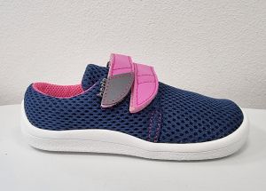 Beda barefoot mesh sneakers Whiteberry with hell