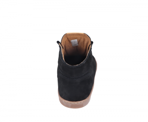 Barefoot kožené boty Pegres BF80 - černé - světlá podrážka zezadu