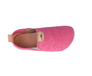  Barefoot papuče Pegres BF15U - růžové shora