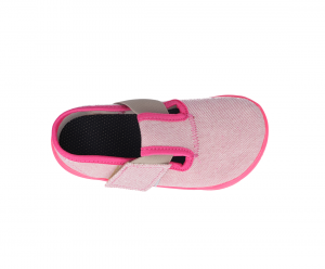 Pegres barefoot papuče SBF10F - růžové shora