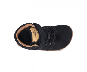 Barefoot kotníkové boty Pegres BF56 - černé shora