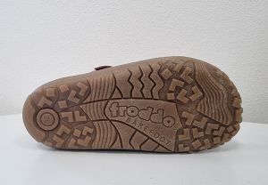 Froddo barefoot zimní kotníkové boty kožíšek - cognac podrážka