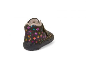 Froddo barefoot zimní kotníkové boty kožíšek - multicolor zezadu