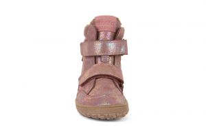 Froddo barefoot zimní vysoké boty Tex pinkshine zepředu