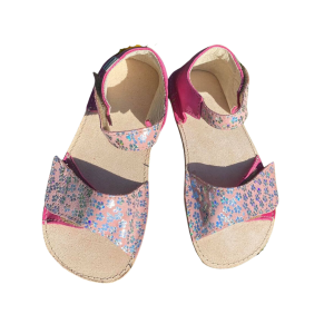 OKBARE barefoot sandals Mirisa D203 G fuchsia / pink glitter | 25