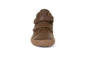 Barefoot celoroční kotníkové boty Froddo - brown zepředu