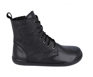 Barefoot kotníkové boty Mintaka - černé