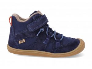 Barefoot zimní boty Koel4kids Beau wool - blue