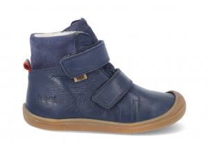 Barefoot winter boots Koel4kids - Emil - Tex wool blue