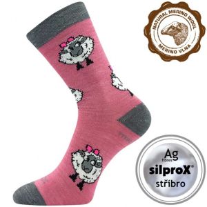 Dětské ponožky Voxx - Vlněnka - růžové