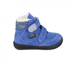 Jonap zimní barefoot boty B5S modré - vlna