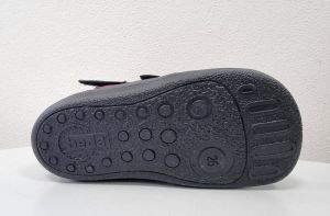 Beda Barefoot - zimní boty s membránou - Candy/black podrážka