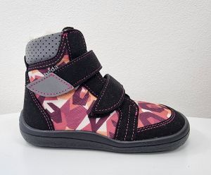 Beda Barefoot - zimní boty s membránou - Candy/black