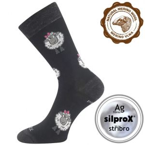 Dámské ponožky Voxx - Vlněnka - černé