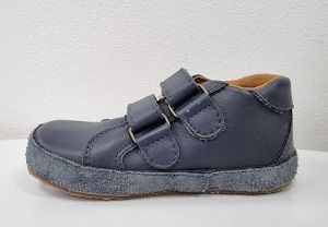 Barefoot kožené boty Pegres B1408 - modrá bok