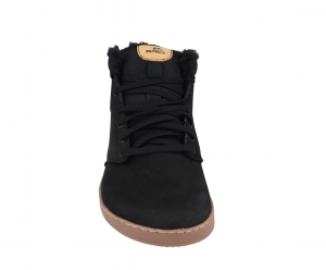 Barefoot zimní boty Pegres BF83 - černé zepředu