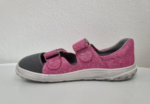  Jonap barefoot sandálky B21 růžové tisk bok