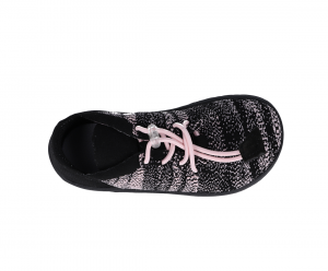 Jonap barefoot tenisky Knitt new - černorůžové shora