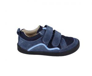 Mesh sneakers EF Barefoot navy blue | 26, 27, 28, 29, 30, 31, 32, 33