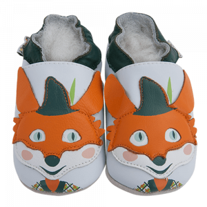 Lait et Miel fox slippers | 6-12 M, 12-18 M, 18-24 M